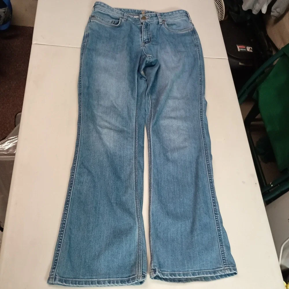 Carhartt Men Original Fit Bootcut Jeans Light Wash Denim‎ Size 10 Regular